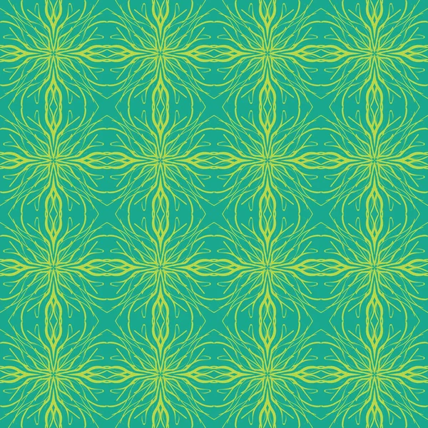 Green thick lines, seamless pattern background — Stock Vector