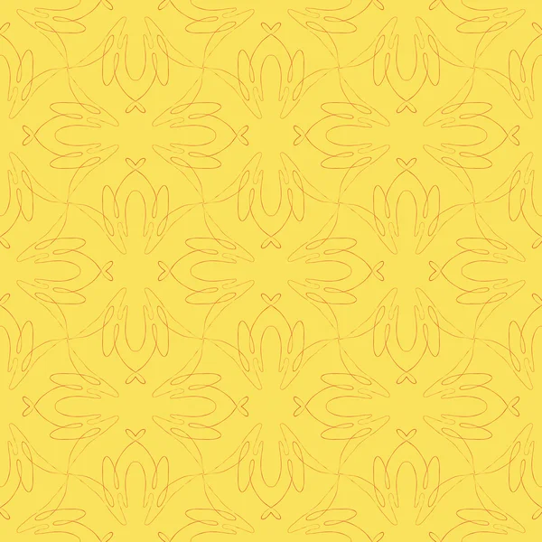 Vintage seamless flourish vector pattern design — стоковый вектор