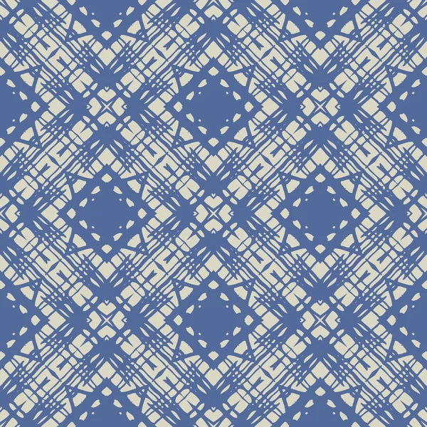 Bleu cobalt motif géométrique linéaire simple — Image vectorielle