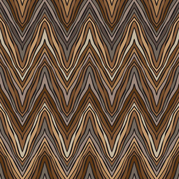 Psychedelische lineaire zigzag patroon — Stockvector