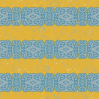 Ancient mayan pattern clipart