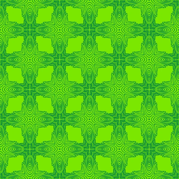 Printemps vert psychédélique sixties modèle — Image vectorielle