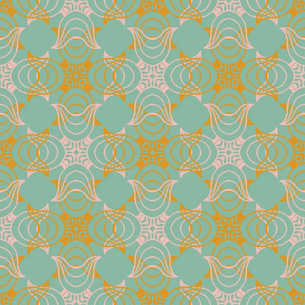 Victorian pattern in natural colors — Stock Vector