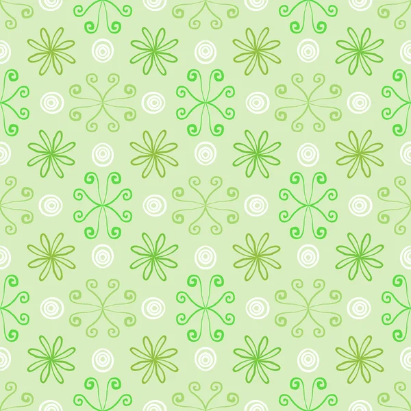 Patrón de primavera floral abstracto — Vector de stock