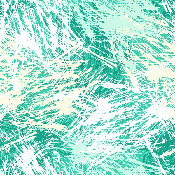与中 aqua 蓝颜色的画笔绘制细线模式 — 图库矢量图片