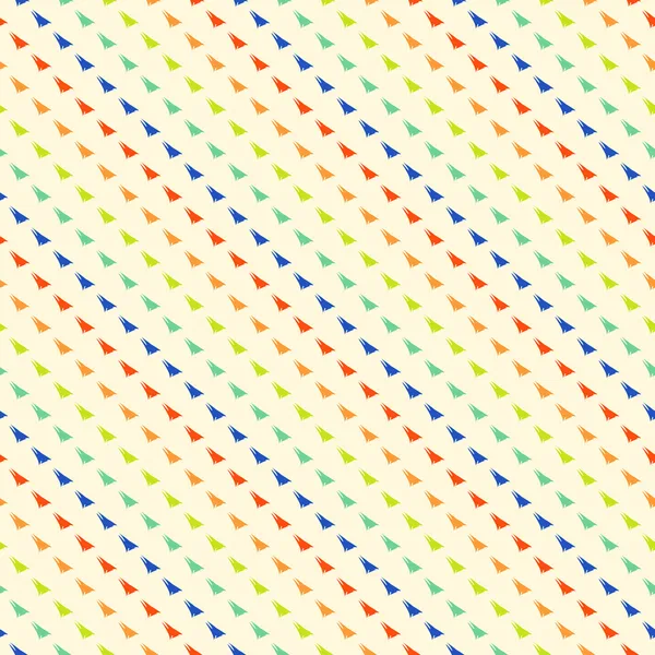 多色の幾何学的なヒップスター パターン — ストックベクタ