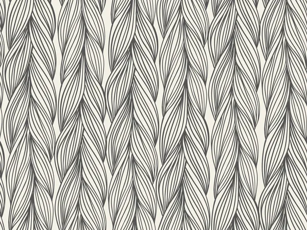Imitación de patrón sin costuras con trenzas — Archivo Imágenes Vectoriales