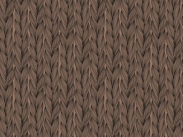 Vector patroon met gestileerde trui stof. — Stockvector