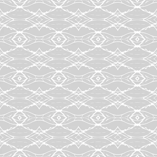 Pattern with grey-silver geometrical shapes — Stock Vector