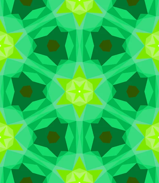 Vícebarevná geometrický vzor v světle zelené. — Stockový vektor