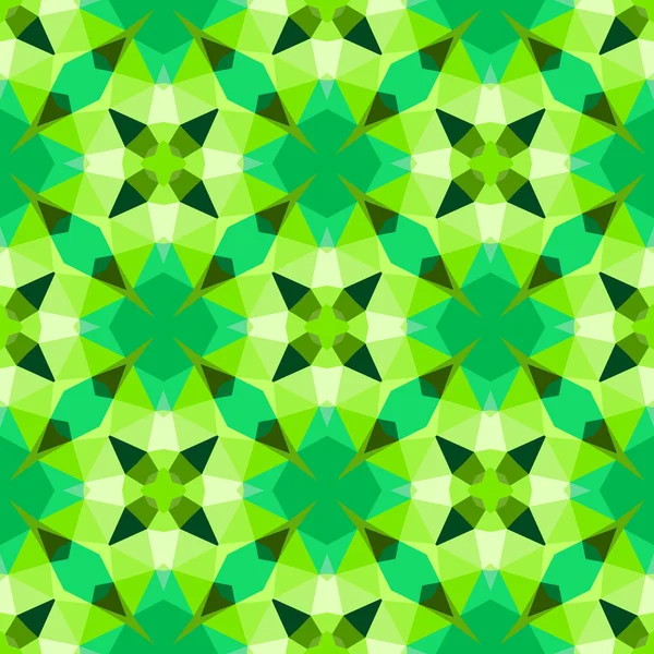 Motif géométrique multicolore en vert vif . — Image vectorielle