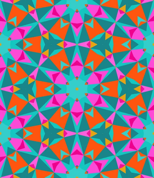 Patrón geométrico multicolor en color brillante . — Archivo Imágenes Vectoriales
