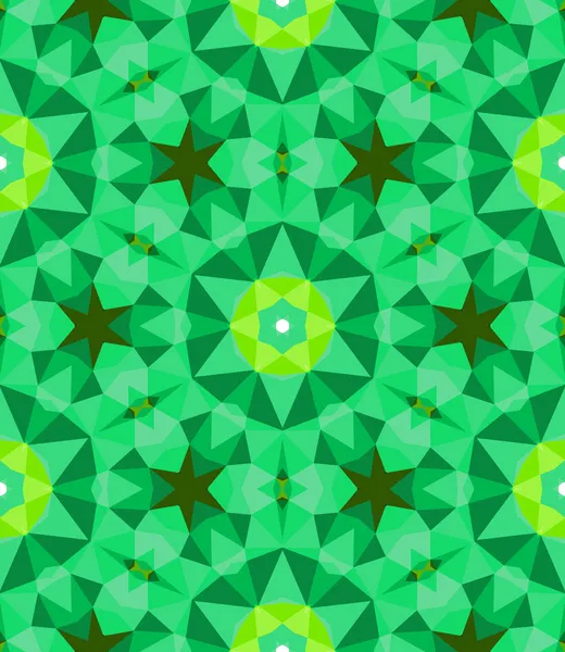 Motif géométrique multicolore en vert vif . — Image vectorielle
