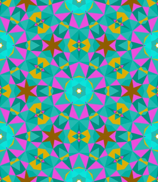 Multicolor geometrische patroon in felle kleur. — Stockvector