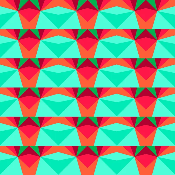 Mehrfarbiges geometrisches Muster in heller Farbe. — Stockvektor