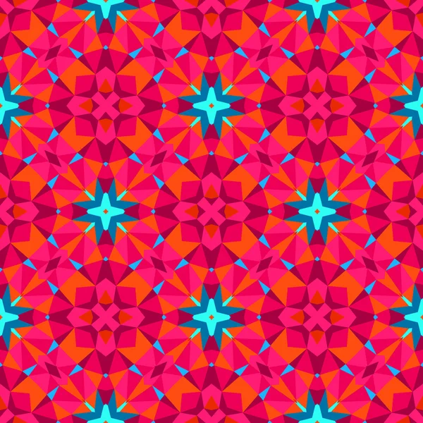 Multicolor geometrische patroon in felle kleur. — Stockvector