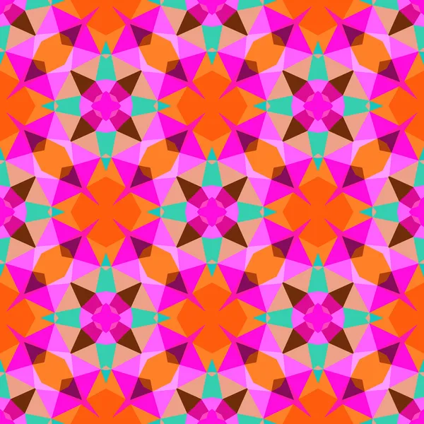 Multicolor geometrische patroon in felle kleur. — Stockvector