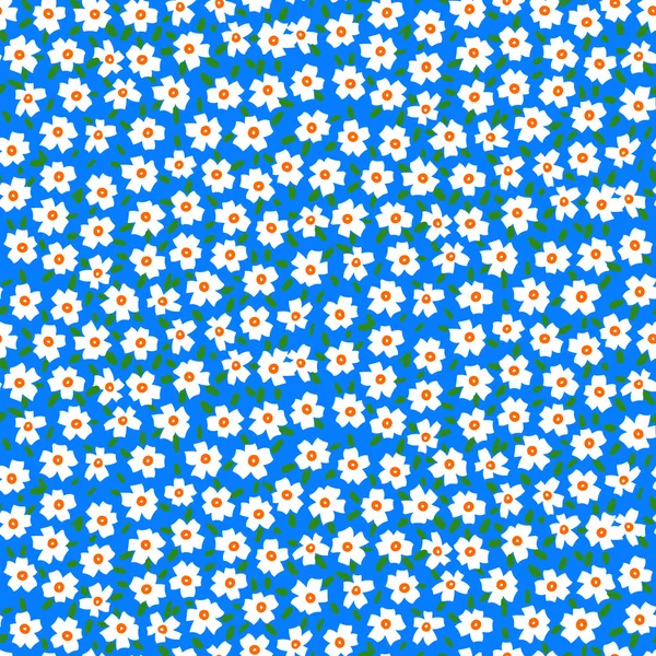 Ditsy floral pattern with forget-me-not flowers — Stockový vektor