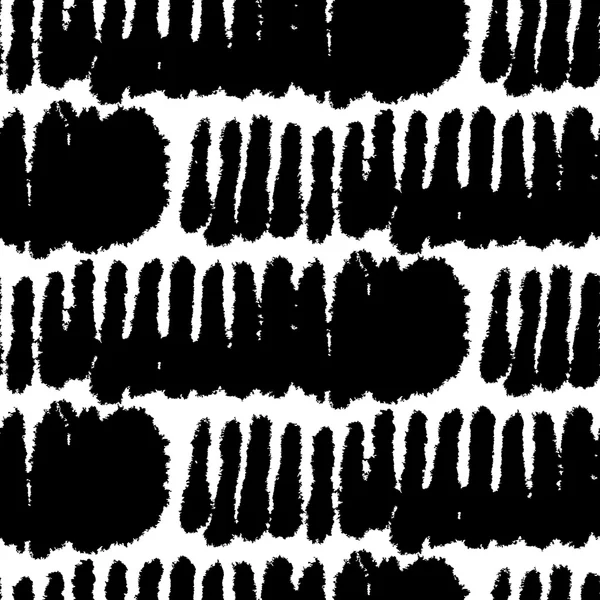 Modèle audacieux avec de larges coups de pinceau en noir — Image vectorielle