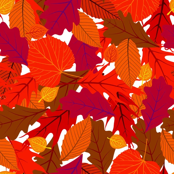 Autumn seamless background — Stock Vector