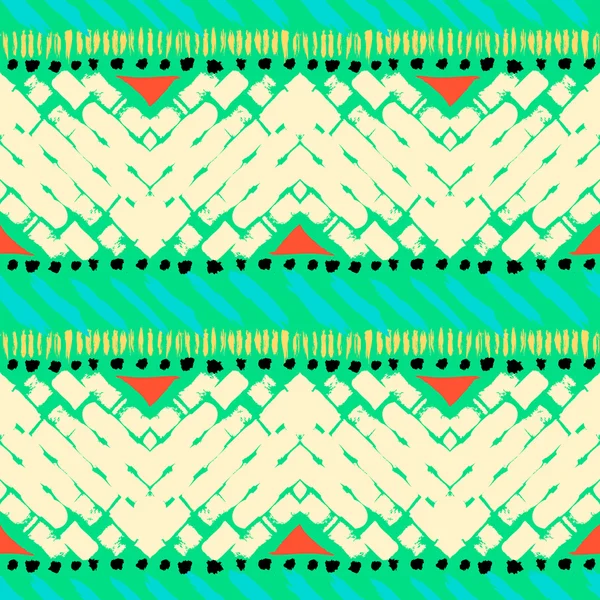 Grunge hand geschilderde vector naadloze patroon — Stockvector