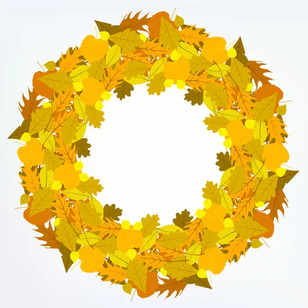 矢量背景与秋天的装饰 — 图库矢量图片