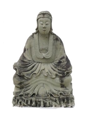 wat po Bangkok, Tayland, Çin eski heykel