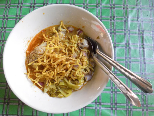 Noodle Khao soi , Thai food — Stock Photo, Image