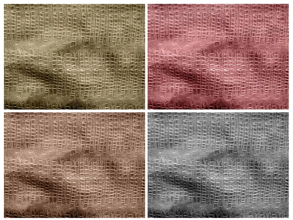 Zestaw krokodyla skóra tekstura tło dla prac projektowych — Zdjęcie stockowe