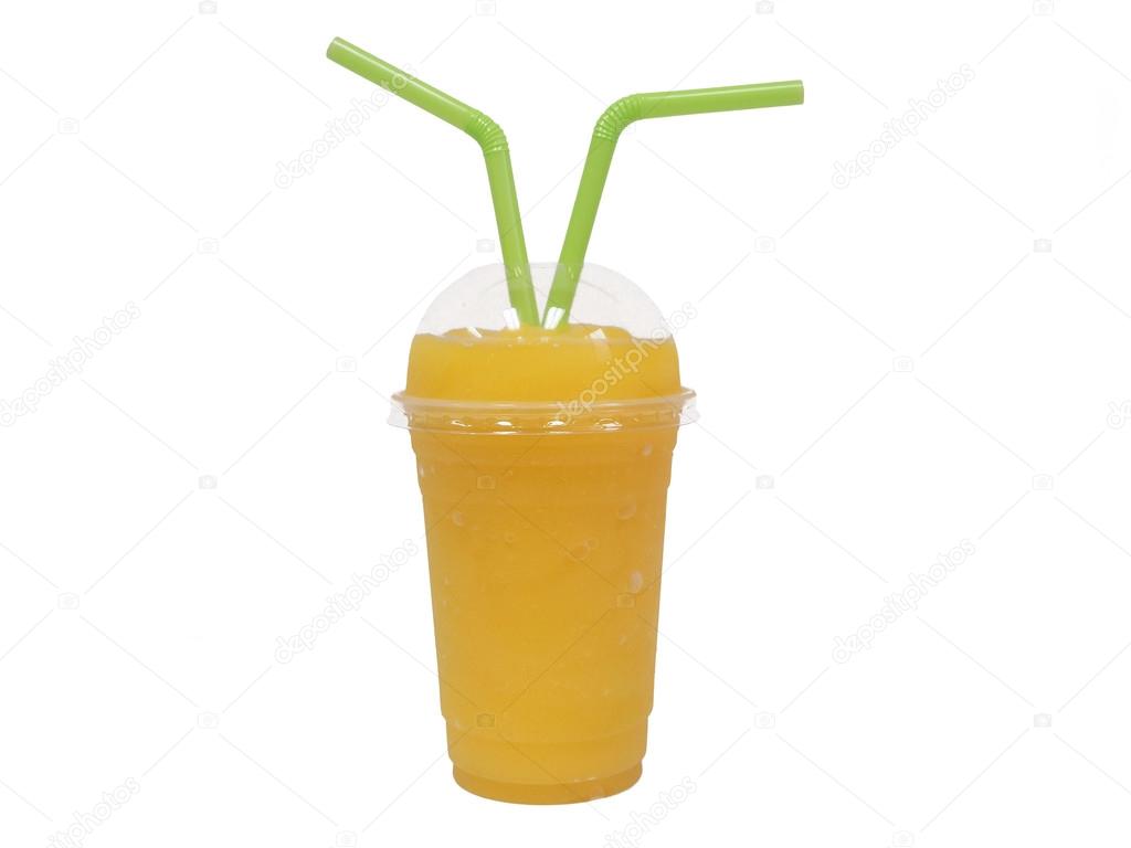 smoothie on white background