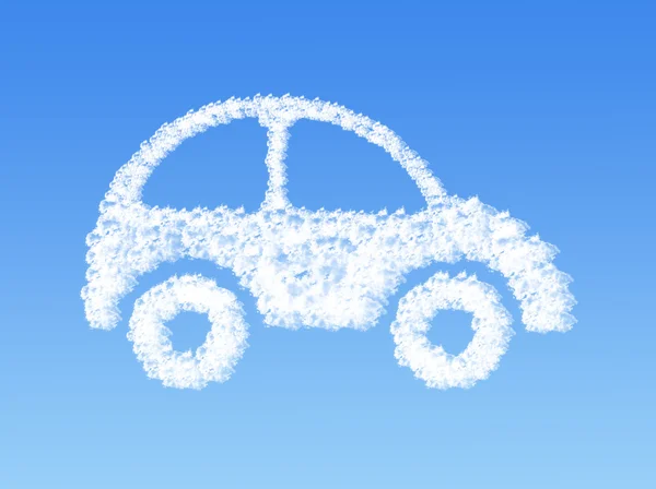 Araba gibi rüya kavramı şeklinde bulut — Stok fotoğraf