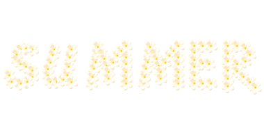 yaz çiçek beyaz zemin üzerine oluşturulan word