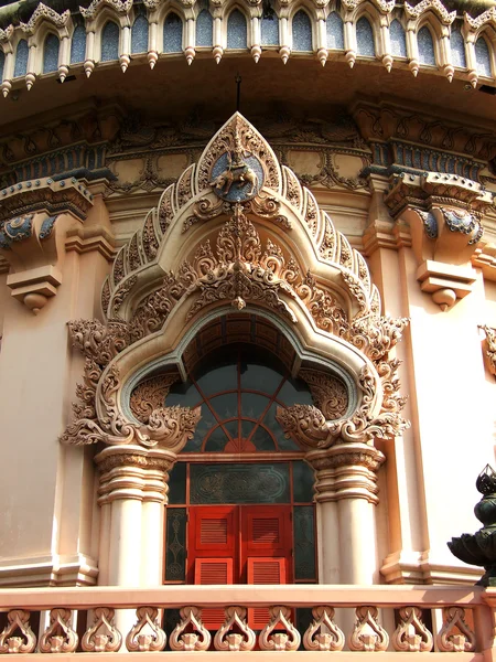 Beautiful gable of the famous temple — Stock Photo, Image