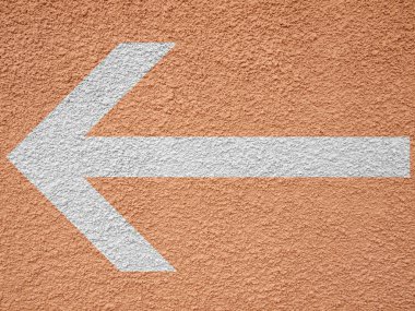 sol işaret şekil form çimento duvar boyaları