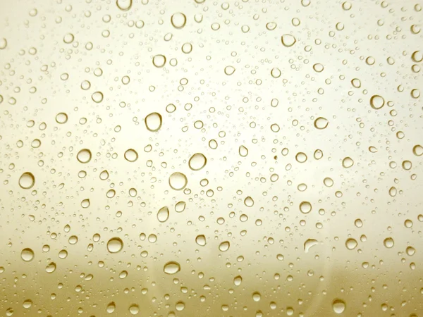 Nahaufnahme von Wassertropfen auf Glasoberfläche als Hintergrund — Stockfoto