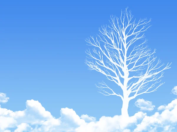 Árbol en forma de nube, concepto de sueño — Foto de Stock