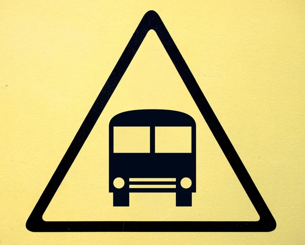 Segno dell'autobus — Foto Stock