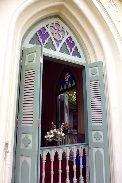 Door thai style — Stock Photo, Image