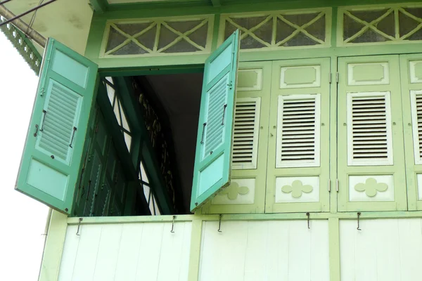 Tajski stylu okna — Zdjęcie stockowe