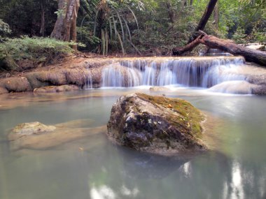 şelale erawan Milli Parkı, kanchanaburi, Tayland