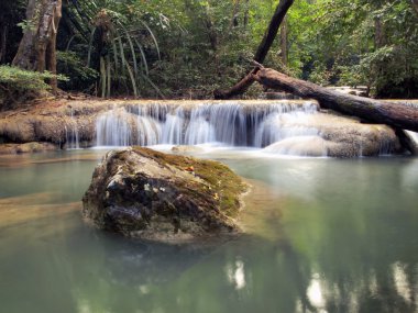 şelale erawan Milli Parkı, kanchanaburi, Tayland