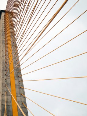 rama 8 köprüde gündüz Bangkok, Tayland