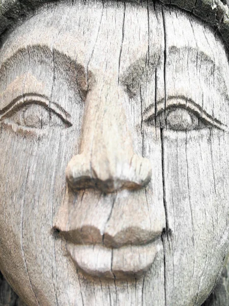 Art de la sculpture sur bois à l'ancienne ville, Thaïlande . — Photo