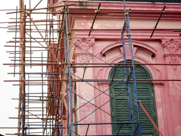 Renovação do Edifício Antigo, Bangkok, Tailândia — Fotografia de Stock