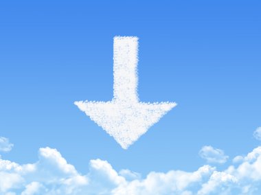 download Icon bulut şekli 