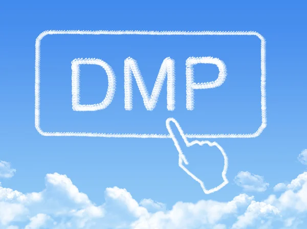 Piano di gestione del debito messaggio cloud shape — Foto Stock
