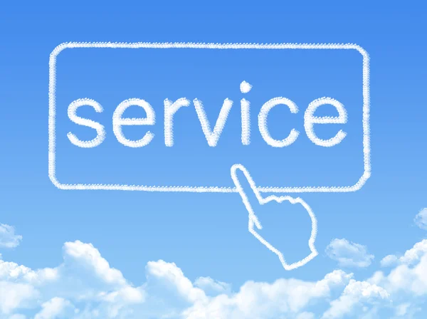 Service cloud berichtshape — Stockfoto