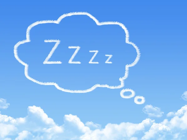 Speech bubbles cloud shape — Stock Photo, Image