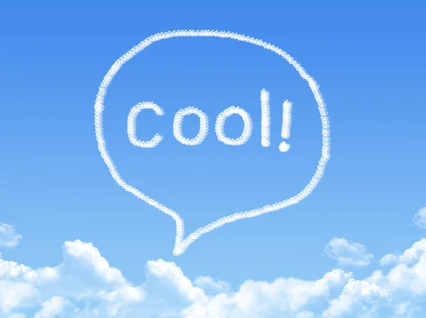 Konuşma balonları şekli bulut — Stok fotoğraf