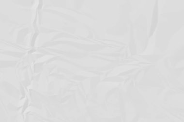 Buruşmuş beyaz kağıt arkaplanı kapat